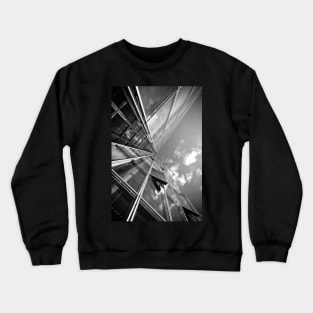 Symmetric glass facade Photography Crewneck Sweatshirt